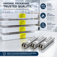 Modul Transceiver Optik S3N89A HPE Aruba 100GBASE-LR4 QSFP28 LC 1310nm 10km SMF untuk Switch Jaringan Aruba, Garansi 5 Tahun