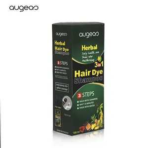 <span class=keywords><strong>Tinte</strong></span> para el <span class=keywords><strong>Cabello</strong></span> en Champú Augeas Meidu, Coloración Permanente Herbal Natural sin Amoníaco en 5 Minutos, en Tonos Rubio, Castaño y Negro - Product Image 1