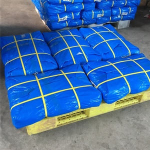 Tissu tissé en plastique bleu et blanc, bâche de voiture, tente pare-soleil, tente de camion, bâche de <span class=keywords><strong>garage</strong></span> avec œillets, bâche vietnamienne très vendue en Afrique - Product Image 5