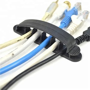 Organizador <span class=keywords><strong>de</strong></span> Cables Adhesivo, Soporte para Cables, Clip para Cables, Ganchos Autoadhesivos para Gestión <span class=keywords><strong>de</strong></span> Cables, Soporte para Cables para Oficina y Hogar - Product Image 2