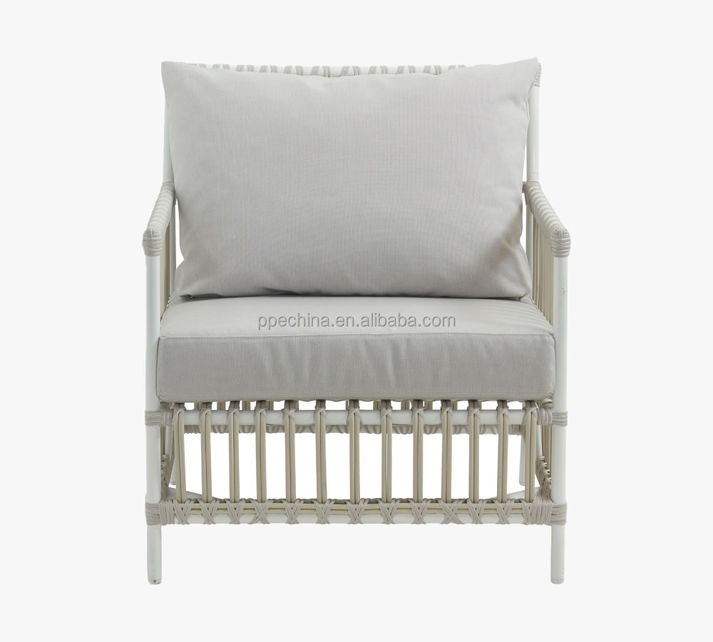 Hot Selling High Quality Metal Stacking Outdoor Garden Rattan Dining French Rattan Wicker Aluminium Outdoor chairs