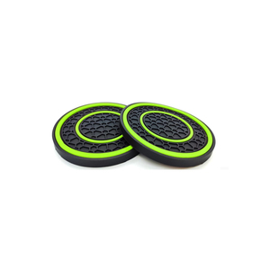 Tapis universel pour porte-gobelets de voiture, tapis antidérapant en PVC et silicone pour console centrale, anti-poussière - Product Image 6