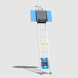 Ascenseur électrique automatique d'échelle de grue d'alliage d'aluminium de sécurité de prix usine pour le panneau solaire - Product Image 6