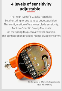 Nhiệt độ cao Xoay Rotary Paddle mức độ chuyển đổi cảm biến cho Silo cao thấp mức độ kiểm soát chuyển đổi - Product Image 5