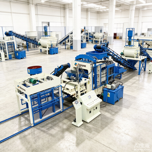Machine automatique de fabrication de blocs creux en ciment DONYUE QT12-15, machine à pavés en béton, machine à blocs de bordure en béton, <span class=keywords><strong>prix</strong></span> de vente - Product Image 1