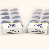 Insertos de Carburo Cementado con Recubrimiento CVD/PVD para Tornos CNC, Modelo WNMG JC852/3, Hoja de 8 mm, Grosor de 4 mm, Dureza de 90-95 HRC, Marca Jvchang