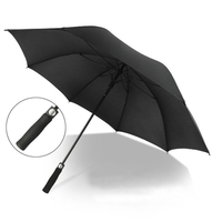 Parapluie Droit de Luxe Personnalisé Imprimé Directement de l'Usine, Promotionnel, Coupe-Vent, Léger, en Pongee, Idéal pour la Plage, le Jardin, la Décoration et les Voyages