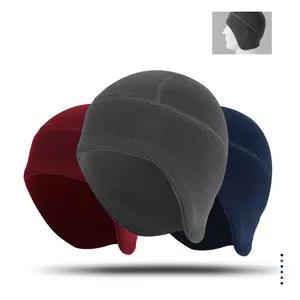 Winter Warm Cold Weather Breathable Riding Polar Fleece Hat With Ear Flap For Men And Women