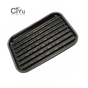 Bandeja de Horno Antiadherente Personalizada al por Mayor, de Grado Alimenticio, con Forma de Tiras de Costilla, para Asar Bistecs y BBQ - Product Image 4