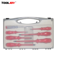 Jeu de 5 tournevis cruciformes de qualité industrielle avec finition chromée et embouts magnétiques pour usage domestique et bricolage (OEM disponible)