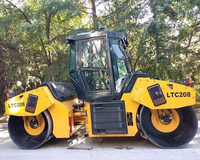 Распродажа от производителя: Дорожный каток Lutong 8 тонн LTC208, двухвальцовый вибрационный каток, двухвальцовый компактор, запчасти для дорожных катков