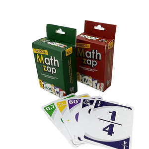 Set di carte Flash per giochi matematici con stampa personalizzata dal Design popolare per allenamento per bambini - Product Image 1