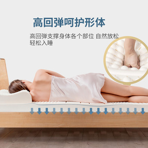 Mantianfei Latex Mattress 1.8m Soft Breathable Natural Rubber Bedding For Bedroom Adult Use - Product Image 5