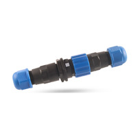 Connecteur d'alimentation aérien étanche IP67 SP13 avec écrou arrière, pour éclairage extérieur, en plastique, avec options de 1 à 9 broches