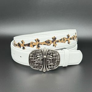 <span class=keywords><strong>Ceinture</strong></span> en cuir PU de luxe style gothique avec croix et patchwork pour hommes et femmes, <span class=keywords><strong>ceinture</strong></span> en cuir style hip-hop punk avec boucle métallique de créateur - Product Image 5