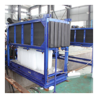 Machine à fabriquer des blocs de glace industrielle de haute qualité, composants de haute qualité, 220V/380V, haute productivité, usine de glace à l'eau