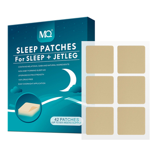 Parches para Dormir MQ, 42 Unidades, Parches Adhesivos Cutáneos con Melatonina Natural y GABA, Pegatinas para el Cuidado del Sueño, Alivio del Jet Lag - Product Image 1