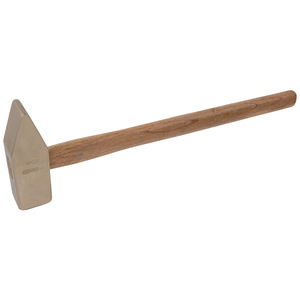 BRONZEplus 900mm marteau maillet en acier avec manche en hickory 12000g tête en acier au carbone pour machiniste et toiture - Product Image 1