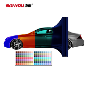 Premium 300+ Colors PET Color-Changing Modification Full Roll Body Anti Scratch Car <strong>Vinyl</strong> <strong>Wrap</strong> for Protection Body Decoration - Product Image 1