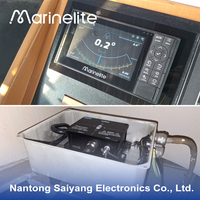 Inclinomètre électronique marin MED Marinelite pour bateaux, inclinomètre numérique haute précision, capteur de déplacement latéral et longitudinal avec affichage