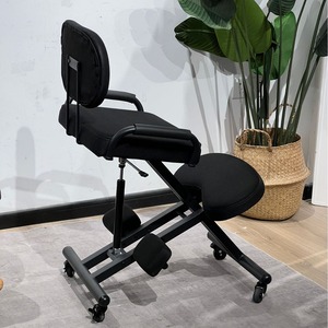 Cross-border <b>office</b> comfortable backrest kneeling chair computer <b>stool</b> height-adjustable ergonomic anti-back pain hunchback - Product Image 1