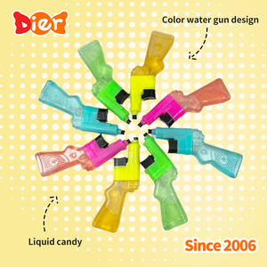 بيع بالجملة للحلويات بعلامة تجارية خاصة مخصصة، لعبة على شكل بندقية قنص كرتونية مع بخاخ حلوى سائل بنكهة الفواكه، لعبة حلوى للأطفال OEM - Product Image 3