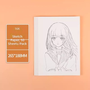 กระดาษวาดเขียน 4K 8K สำหรับสีน้ำ มาร์กเกอร์ แผ่นวาดเขียน A4 สำหรับดินสอวาดเส้น  สำหรับโรงเรียนประถม ขายส่งจำนวนมาก - Product Image 6