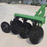 Mini tractor agrícola 4WD 60-90hp, implementos de labranza, maquinaria de preparación del suelo, arado de peces, arado de 3 discos para tractor