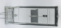 Les pièges à rats transparents à deux portes réutilisables sans tuer avec poignée cage à souris en fer piège à souris humain
