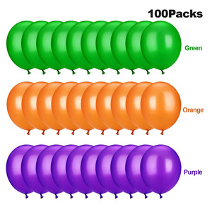 12 Inch Thick Round Latex <b>Balloons</b> 100 Halloween bar Dance Party <b>Decoration</b> and Arrangement Supplies - Product Image 3