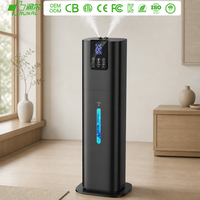 RUNAL 8L Humidificateur d'air ultrasonique intelligent à brume froide sur pied avec veilleuse LED pour la maison, certifié CE KC RoHS