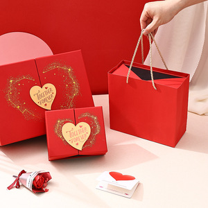 Boîte d'emballage de parfum pour la Saint-Valentin, boîte souvenir de mariage - Product Image 3