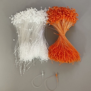 סיכות לולאה נעילת פנינה חרוז פלסטיק תג מנעול לולאה פלסטיק PP סיכת נעילת פלסטיק צבעונית לכלי לבוש צעצועי hangTag - Product Image 5