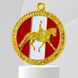 Pendentifs en acier inoxydable plaqué or, personnalisés et imprimés, de haute qualité, en alliage métallique sculpté, breloques de mode pour cadeaux, vente en gros - Product Image 1