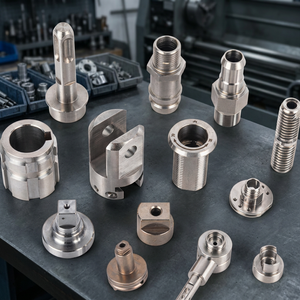 Composants métalliques usinés CNC de précision OEM personnalisés en laiton, aluminium, acier inoxydable et titane pour équipements industriels - Product Image 1