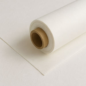 Vente en gros Premium 100% tissu de polyester français blanc ignifuge avec motif de solides légers rétroéclairés pour article commercial - Product Image 1