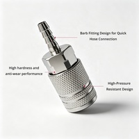 Raccord rapide pneumatique industriel multi-spécifications 1/2 3/8 1/4 pouce filetage NPT, nickel, pour compresseur d'air