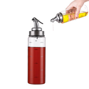 Botella de Aceite de Vidrio de Borosilicato Hecha a Mano Easylife de 500 ml, Dispensador de Aceite de Oliva y Vinagre para Cocina y Fiestas, Apto para Alimentos, Fácil de Limpiar - Product Image 5