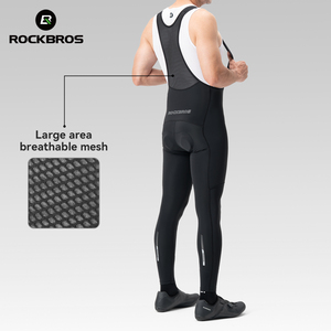 <span class=keywords><strong>ROCKBROS</strong></span>男士夏秋季自行车围兜短裤透气加厚座山地公路自行车运动裤 - Product Image 2