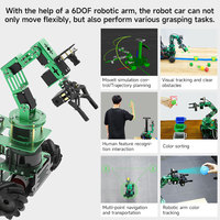 ROSMASTER X3 PLUS Robot ROS Pemrograman Python untuk Jetson NANO 4GB Orin NX SUPER Orin NANO SUPER Raspberry Pi 5