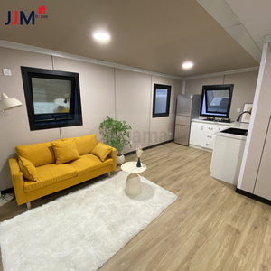 Di động 20ft container di động đúc sẵn Ngôi nhà nhỏ hình tam giác mái mở rộng hai phòng ngủ mô-đun Nhà Vật liệu thép khách sạn - Product Image 3