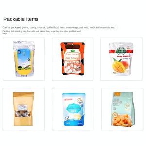 Pochette d'emballage sucrée debout sac gommeux comptage machine d'emballage pour doypack noix ziplock machine d'emballage - Product Image 2
