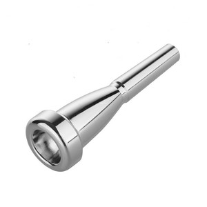 Embout buccal de <span class=keywords><strong>trompette</strong></span> plaqué argent 5C bouche de <span class=keywords><strong>trompette</strong></span> instrument de musique embout buccal <span class=keywords><strong>trompette</strong></span> en forme de balle - Product Image 1