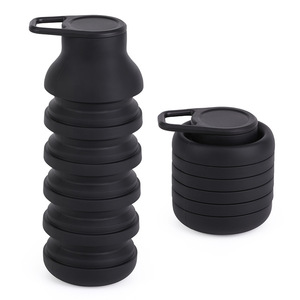 Bouteille d'eau pliable en silicone Creative Model S-13 - Design fin et portable pour les voyages en plein air et le cyclisme - Product Image 6