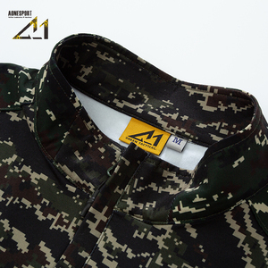 Camisa Táctica de Manga Larga con Camuflaje para Hombre Aonesport, Cuello Alto con Cierre, Ropa para Exteriores - Product Image 4