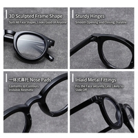 Nouveauté - Modèle 6176 - Lunettes de soleil rétro classiques avec monture PC pour un usage quotidien, lecture, CE