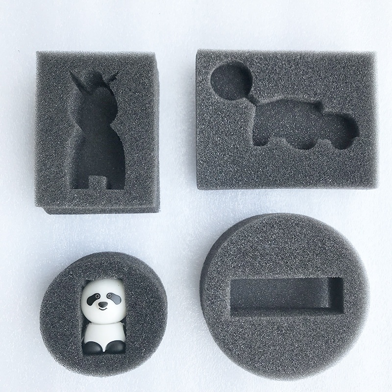 Полиэтиленовая защитная вставка из пеноматериала EVA, упаковка из пеноматериала высокой плотности для бутылок, на заказ, Черная