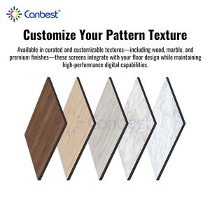 רצפת ריקודים אינטראקטיבית נסתרת עם טקסטורה של Canbest, מסך תצוגה LED מסוג COB P1.5 P1.9 לאירועים, תערוכות וקירות תצוגה. - Product Image 2