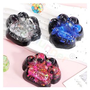TOYSRUNNER High Quality Super Slow Rising <b>Cat</b> Paw <b>Squishy</b> Stress Ball Sensory Fidget Therapy Kawaii Toy Other Material Toy - Product Image 4