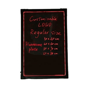 Customizable Size Hanging Erasable Led Advertising Fluorescent Writing Board - Product Image 5